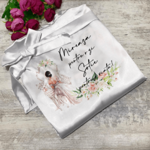 Halat Mireasa Personalizat Alb Universal 202452