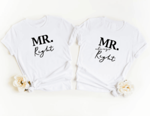 Seturi de Tricouri Albe de Mire si Mireasa Personalizate 2024258