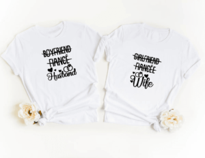 Seturi de Tricouri Albe de Mire si Mireasa Personalizate 2024265