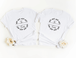 Seturi de Tricouri Albe de Mire si Mireasa Personalizate 2024268