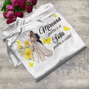 Halat Mireasa Personalizat Alb Universal 202494