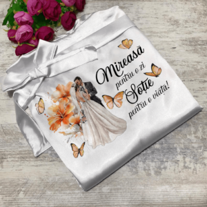Halat Mireasa Personalizat Alb Universal 202498