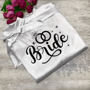 Halat Mireasa Personalizat Alb Universal 202446