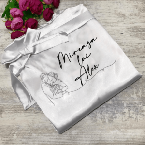 Halat Mireasa Personalizat Alb Universal 202448